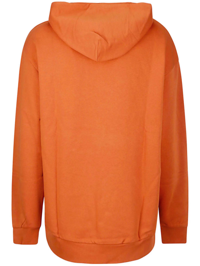 Shop Apc Orange Cotton Hoodie In Arancione