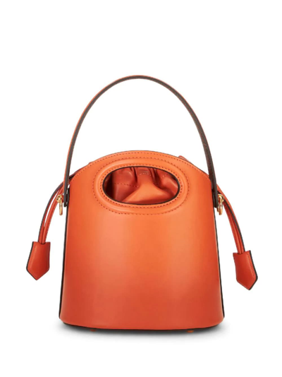 Shop Etro Orange Mini Saturno Bag In Arancione