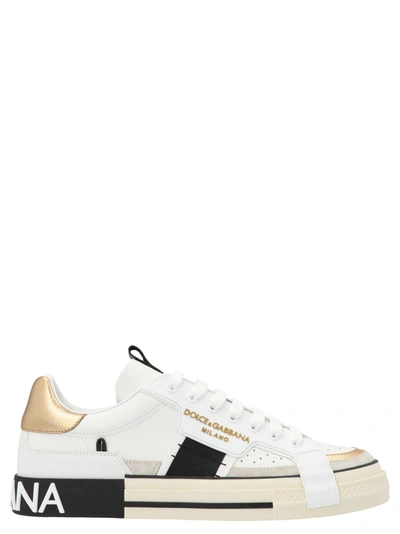 Shop Dolce & Gabbana New Portofino Sneakers White