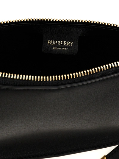Shop Burberry Shield Sling Shoulder Bags Black
