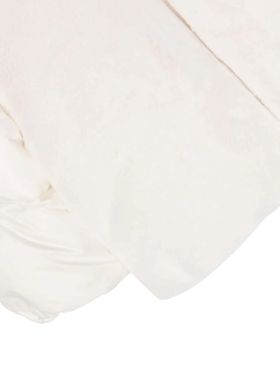 Shop Moncler White Natas Down Jacket In Bianco
