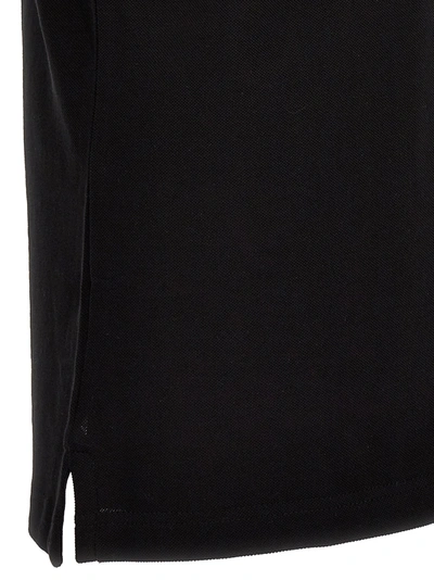 Shop Versace Jeans Couture Barocco Polo In Black