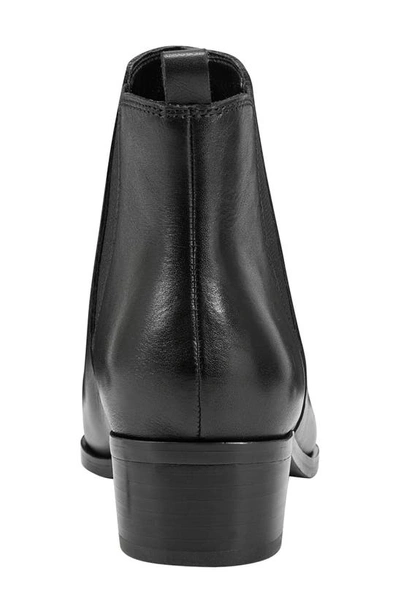 Shop Marc Fisher Ltd Yikalo Leather Chelsea Bootie In Black 001