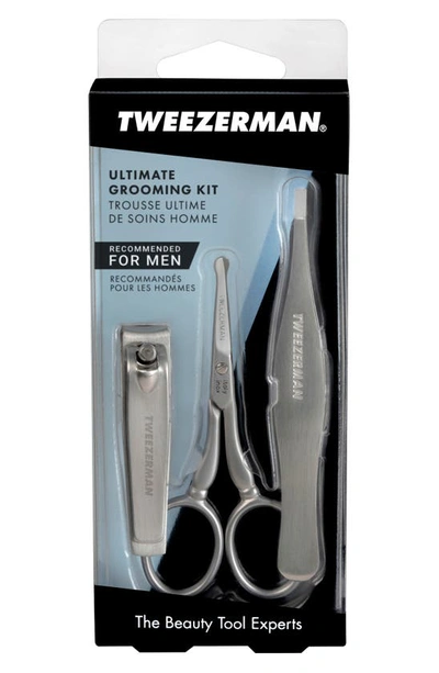 Shop Tweezerman Ultimate Grooming Kit In Silver