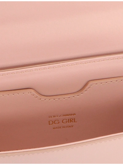 Shop Dolce & Gabbana Dg Girl Crossbody Bags In Pink