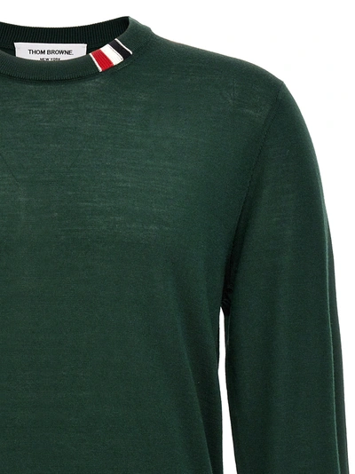 Shop Thom Browne Rwb Sweater, Cardigans In Green