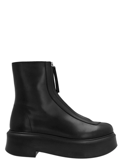 Shop The Row Zipped Boots, Ankle Boots In Black