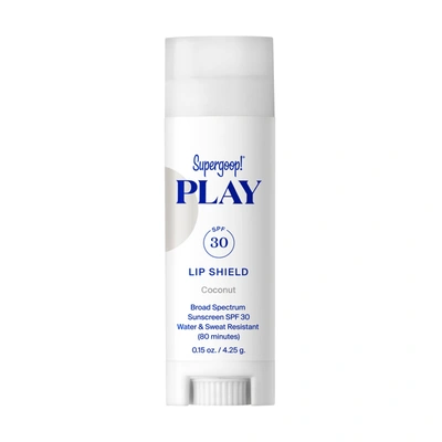 Supergoop Play Lip Shield Spf 30 Coconut Sunscreen !