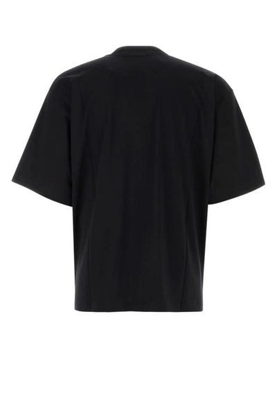 Shop Marni Man Black Cotton T-shirt