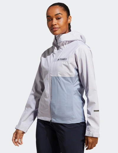 Adidas Originals Terrex Multi Rain.rdy 2.5-layer Rain Jacket In Grey |  ModeSens