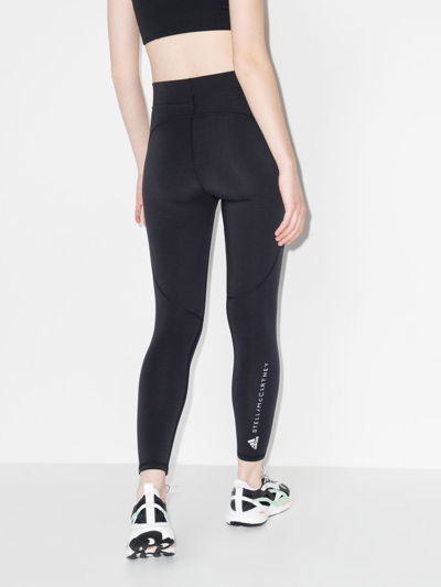 Shop Adidas By Stella Mccartney High Waist Sporty Leggings In Black