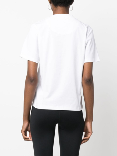 Shop Adidas By Stella Mccartney Logo T-shirt In White