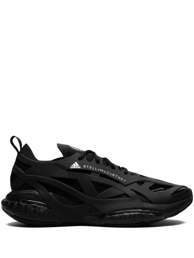 Shop Adidas By Stella Mccartney Solarglide Running Sneakers In Black