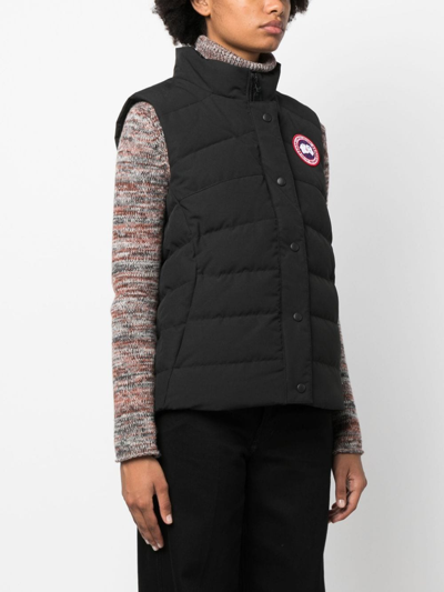 Shop Canada Goose Freestyle Down Vest In Black