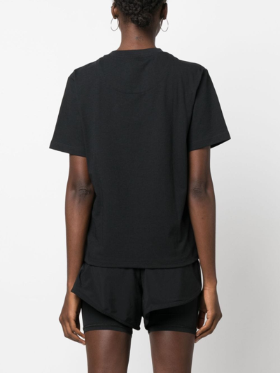 Shop Adidas By Stella Mccartney Logo T-shirt In Black