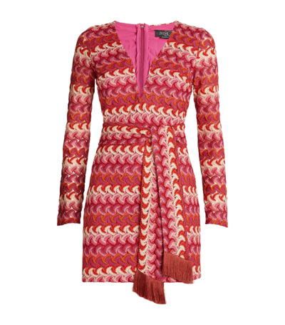 Shop Patbo X Harrods Crochet Mini Dress In Pink