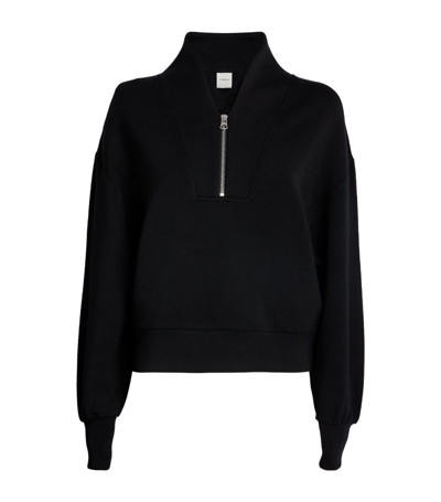 Shop Varley Davidson Sweatshirt In Black