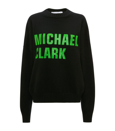 Shop Jw Anderson Michael Clark Sweater In Black
