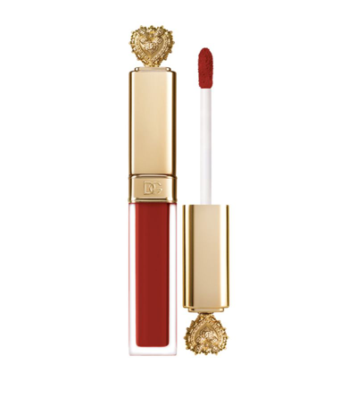 Shop Dolce & Gabbana Devotion Liquid Lipstick - No Transfer Matte Liquid Lip In Orgoglio