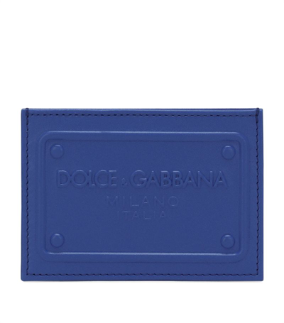Shop Dolce & Gabbana Calf Leather Card Holder In Multi