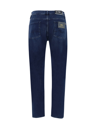 7 For All Mankind Austyn Relaxed Straight Jeans In Dark Blue