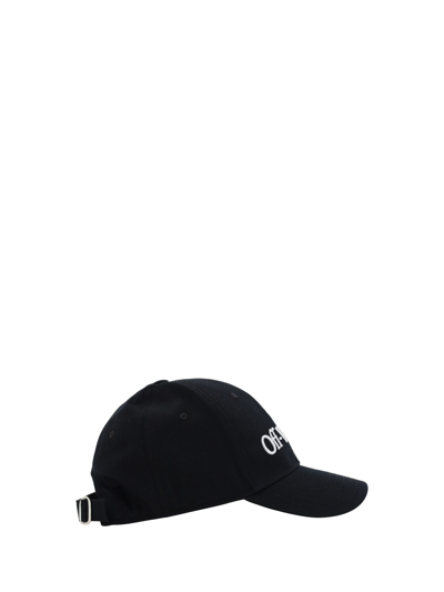 Shop Off-white Baseball Hat In Black Whit
