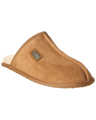 Shop Australia Luxe Collective Closed Suede Mule In Brown