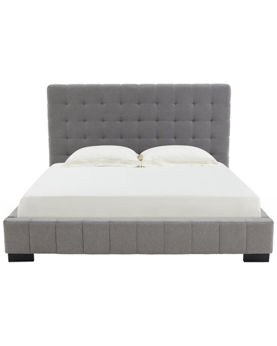 Shop Safavieh Couture Vivaldi Tufted Linen Bed