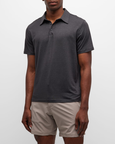 Shop Onia Men's Everyday Polo Shirt In Black