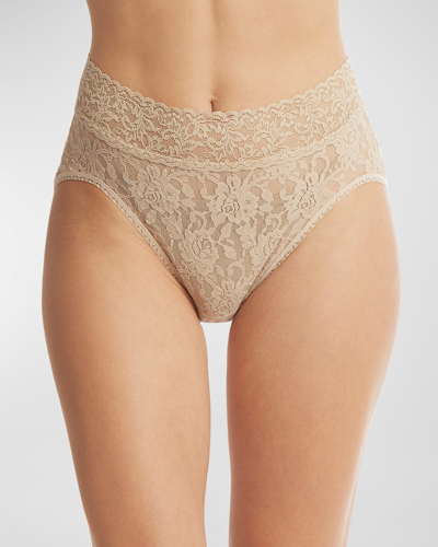 Shop Hanky Panky Signature Lace French Brief In Chai