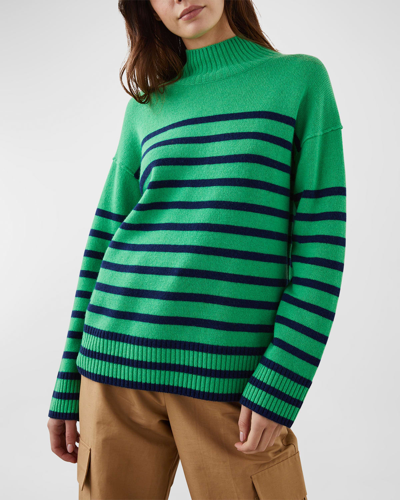 Shop Rails Sasha Striped Sweater In Kelly Navy Stripe