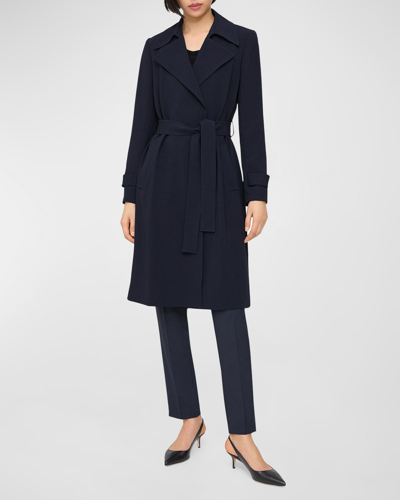Shop Theory Oaklane Trench In Nocturne Navy