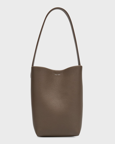 Shop The Row Park Small North-south Tote Bag In Dark Brown