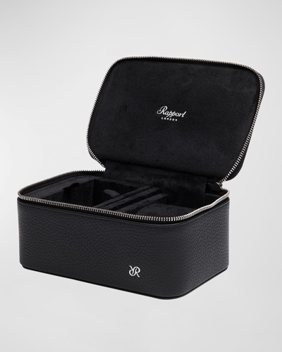 Shop Rapport Tuxedo Collection Travel Accessory Box In Black