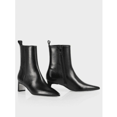 Shop Marc Cain Black Heeled Ankle Boots