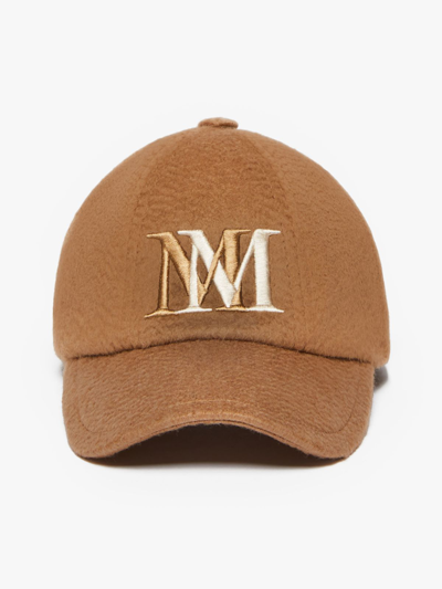 Shop Max Mara Camel-hair Baseball Cap