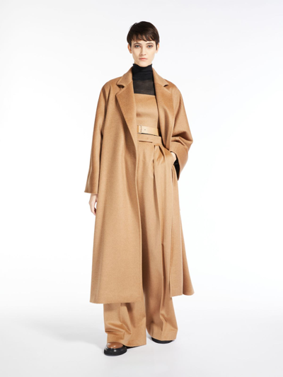 Shop Max Mara Camel Colour Robe Coat