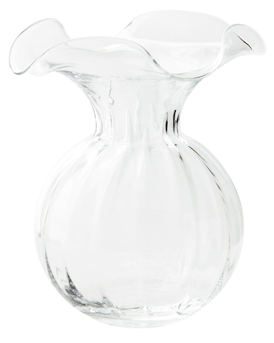 Shop Vietri Hibiscus Glass Clear Large Fluted Vase