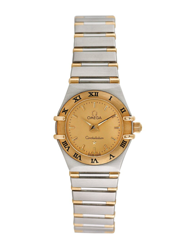 Shop Omega Women's Constellation Diamond Watch (authentic )