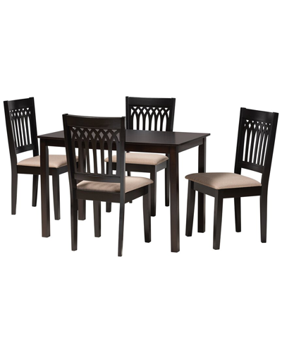 Baxton Studio Genesis Modern 5pc Dining Set