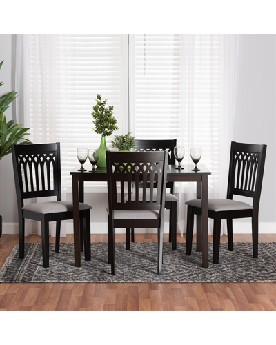 Baxton Studio Genesis Modern 5pc Dining Set
