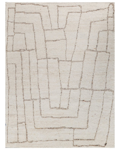Exquisite Rugs Tahoe Wool Area Rug In White