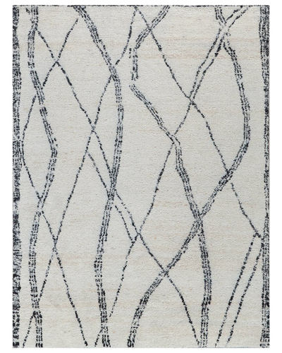 Exquisite Rugs Tahoe Wool Area Rug In White