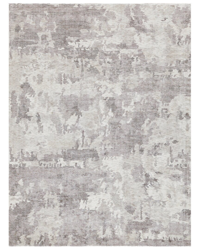 Exquisite Rugs Mineral Wool/bamboo Silk Area Rug In Brown