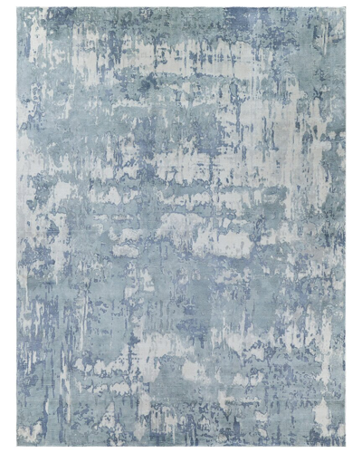 Exquisite Rugs Laguna Wool/bamboo Silk Area Rug In Blue