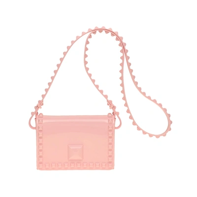 Shop Carmen Sol Mini Graziella Flap Crossbody In Baby-pink