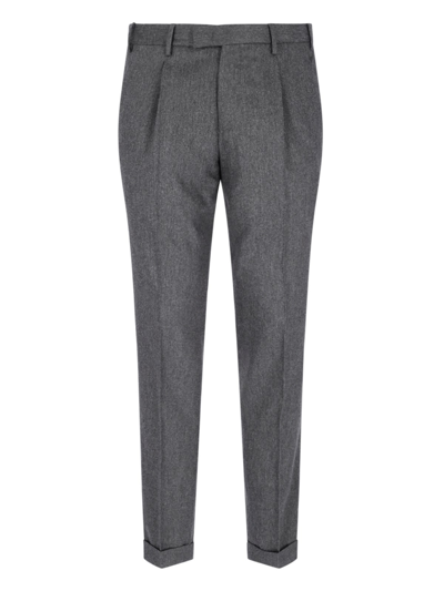 Shop Pt Torino Straight Pants In Gray