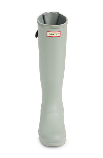 Shop Hunter Original Tall Waterproof Rain Boot In Ice Grey/ Urban Grey