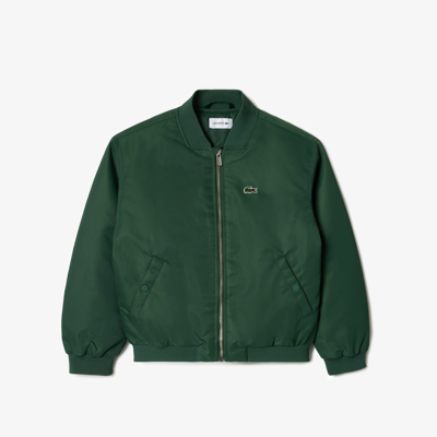 Shop Lacoste Kids' Colorblock Bomber Jacket - 4 Years In Green