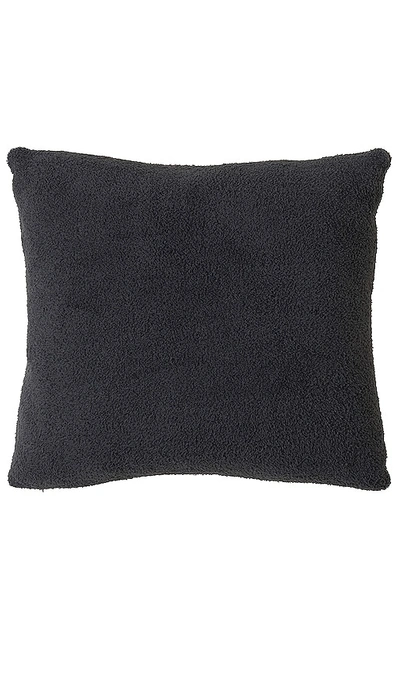 Shop Barefoot Dreams Cozychic Solid Pillow In Carbon